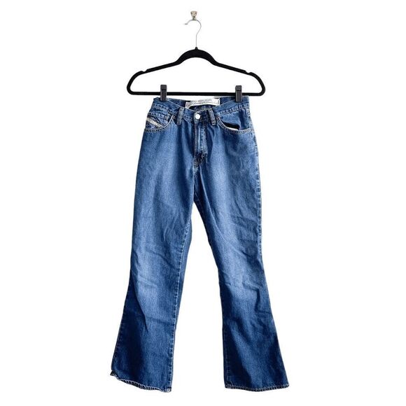 Diesel Basic Women's Cotton Medium Wash Bold Bootcut Denim Jeans Blue Size 28 - Picture 1 of 10